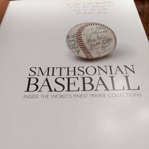 Smithsonian Baseball- Inside the World's Finest Private Collections Book
